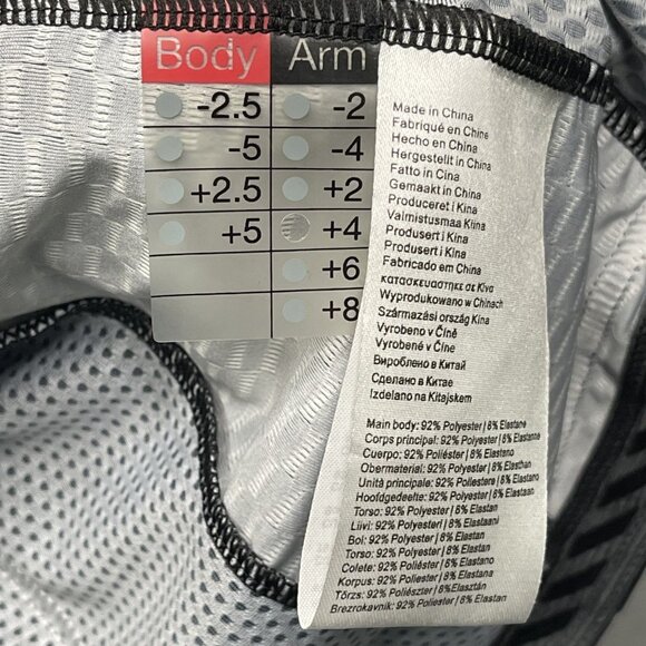 Cuore Giant Mens Cycling Jersey 2XL Black Full Zip Short Sleeve Lightweight - Picture 4 of 6